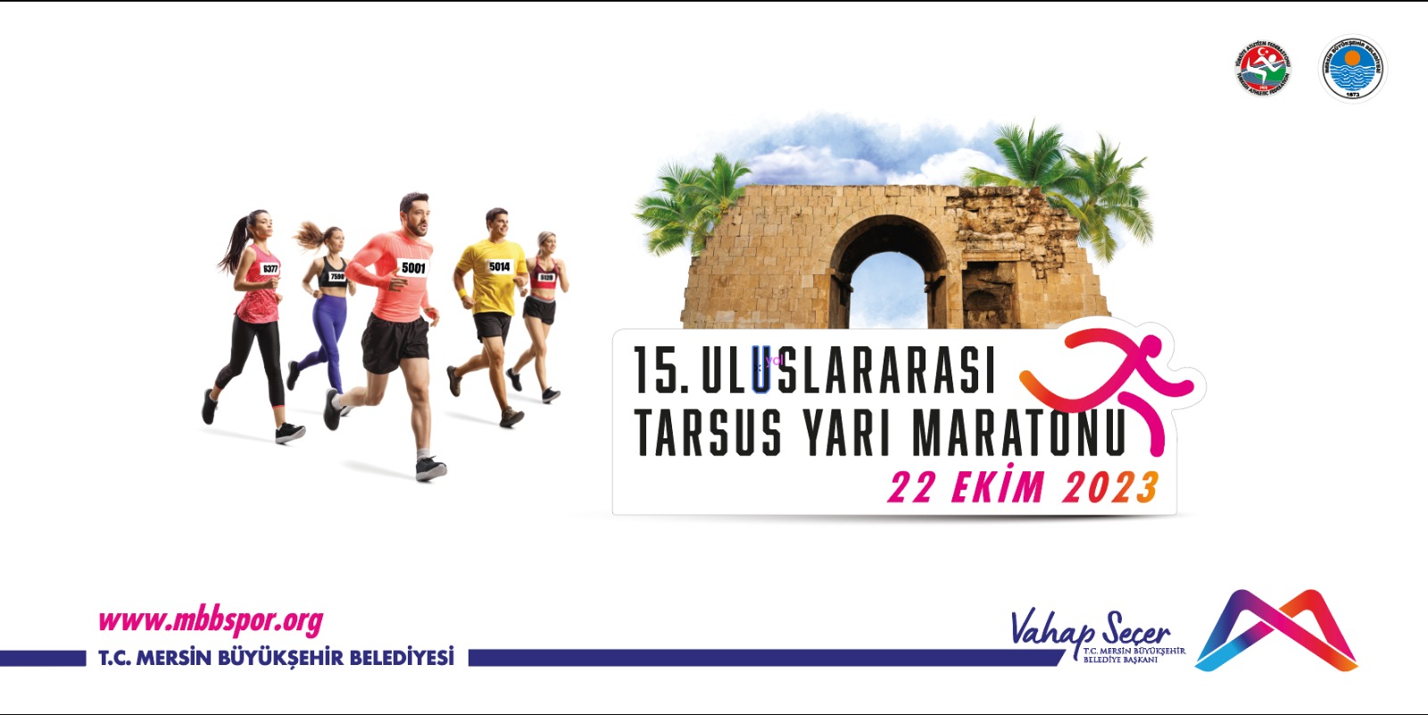 15. Uluslararası Tarsus Yarı Maratonu 22 Ekim'de