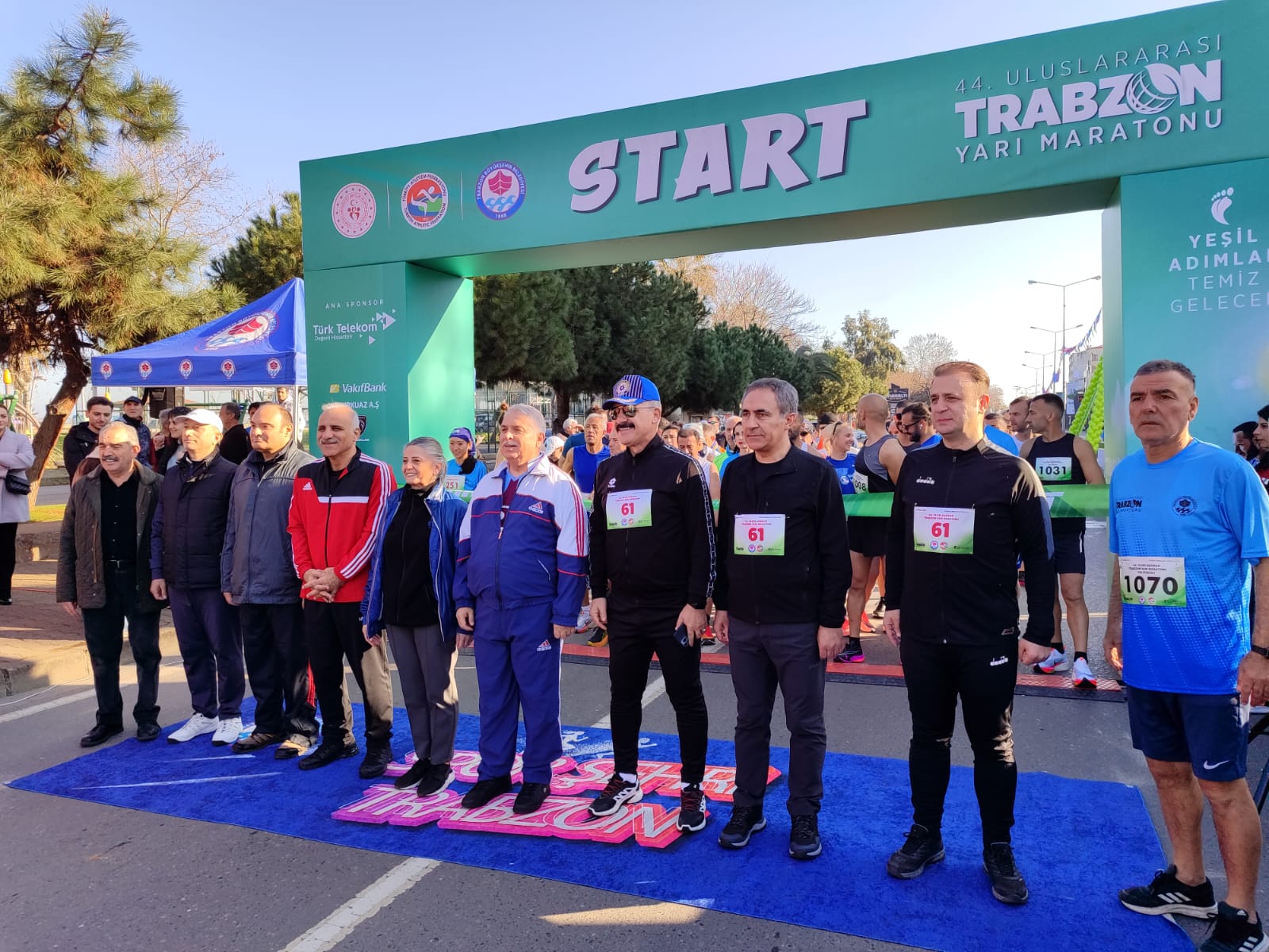 Trabzon Yarı Maratonu, “Yeşil Adımlar, Temiz Gelecek” sloganıyla koşuldu