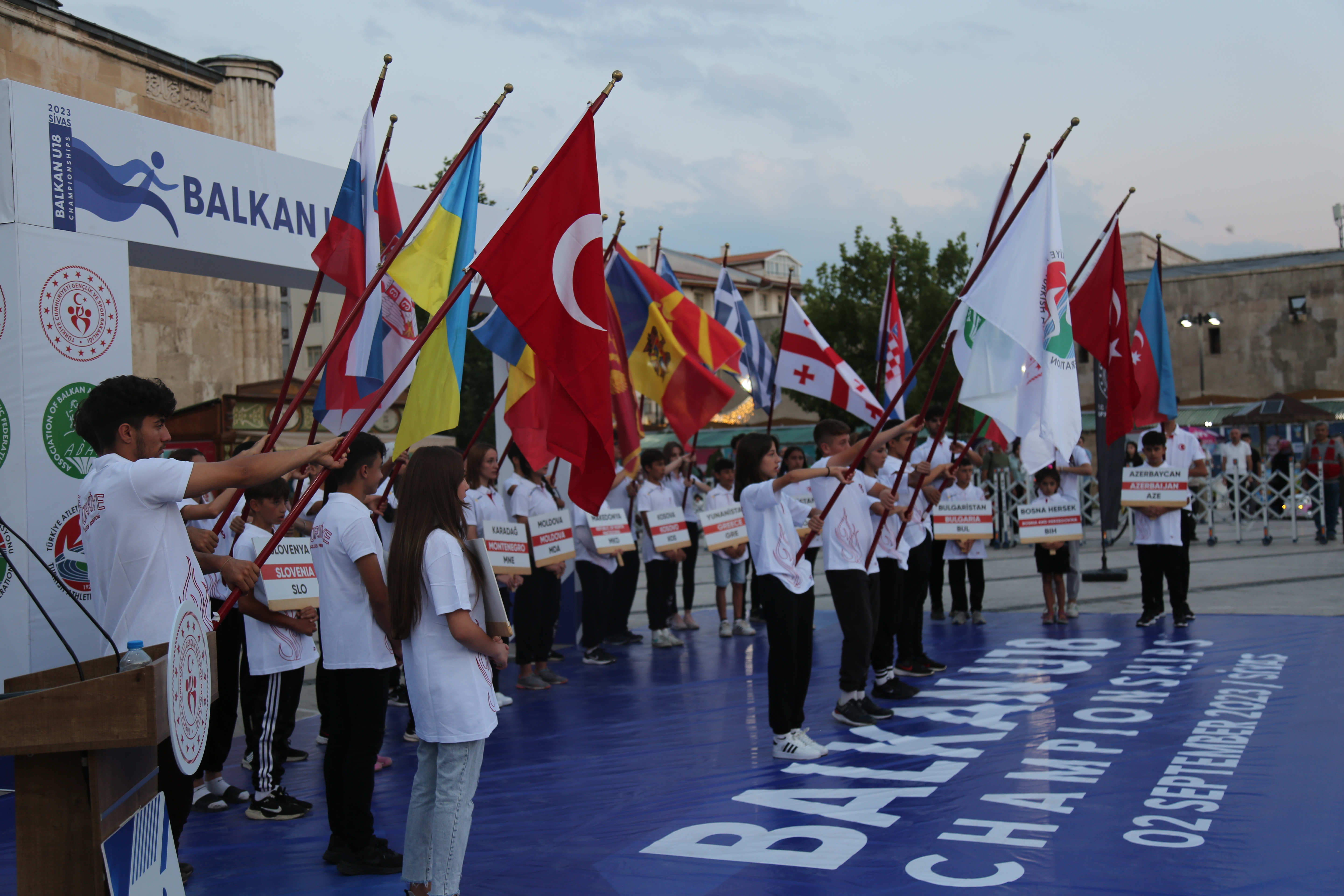 U18 Balkan Şampiyonası Açılışı Muhteşem Oldu
