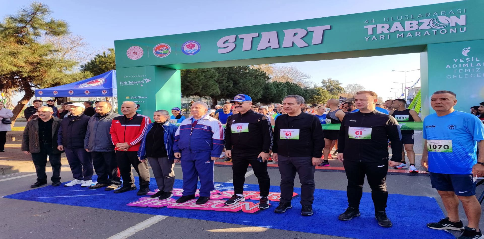 Trabzon Yarı Maratonu, “Yeşil Adımlar, Temiz Gelecek” sloganıyla koşuldu.